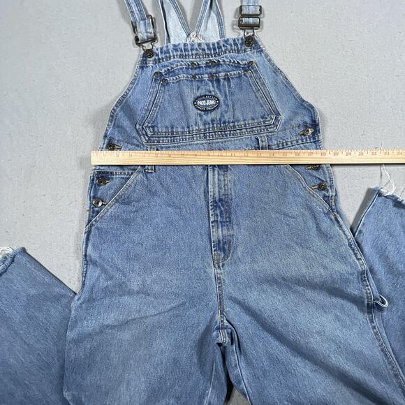 VTG Paco Jeans Overalls Men Large Denim Workwear Carpenter Distressed Baggy 90s - Picture 2 of 7